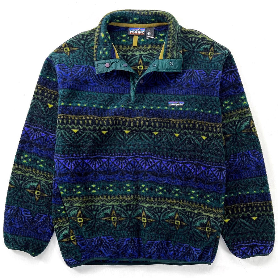 1997 Patagonia Printed Synchilla Snap-T, Tradewinds: Hunter (M)