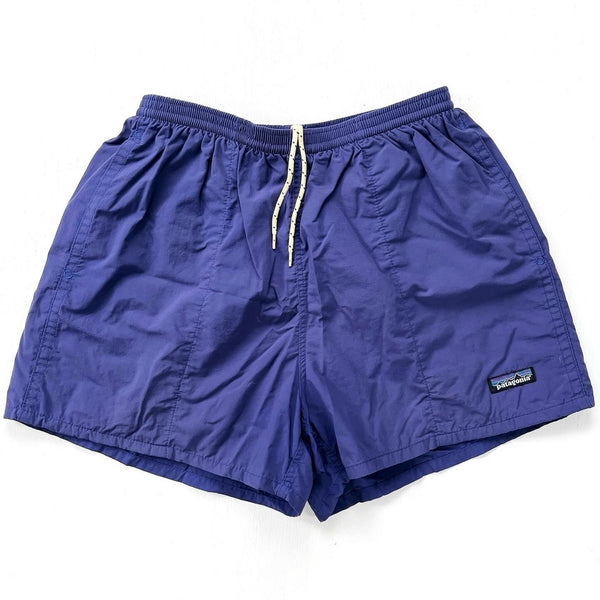 2001 Patagonia Mens 3.5” Nylon Baggies Shorts, Iris (M)