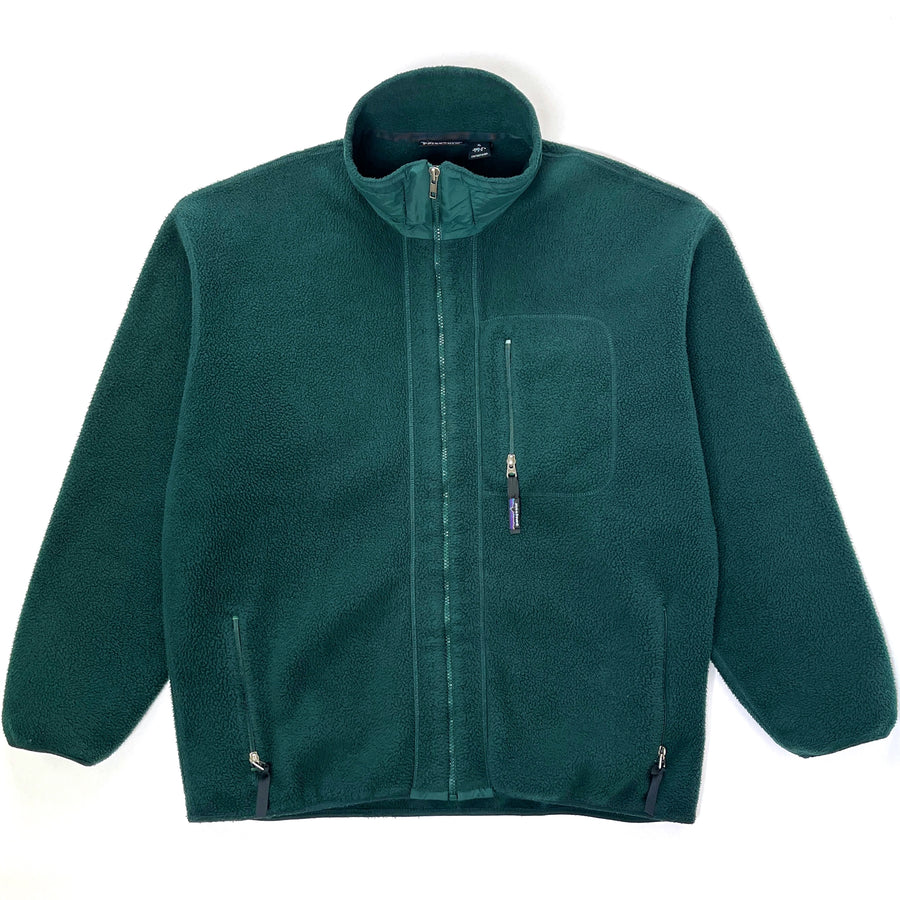 1997 Patagonia Made In The U.S.A. Full-Zip Synchilla Jacket, Hunter (XL)