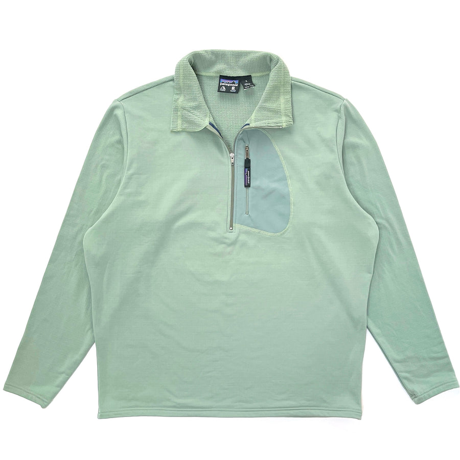 2001 Patagonia Made In The U.S.A. R1 Regulator Pullover, Sage Green (XL)