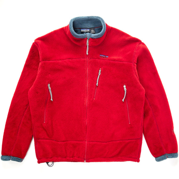 2001 Patagonia Mens R4 Regulator Full-Zip Fleece Jacket, Burnt Chili (XL)