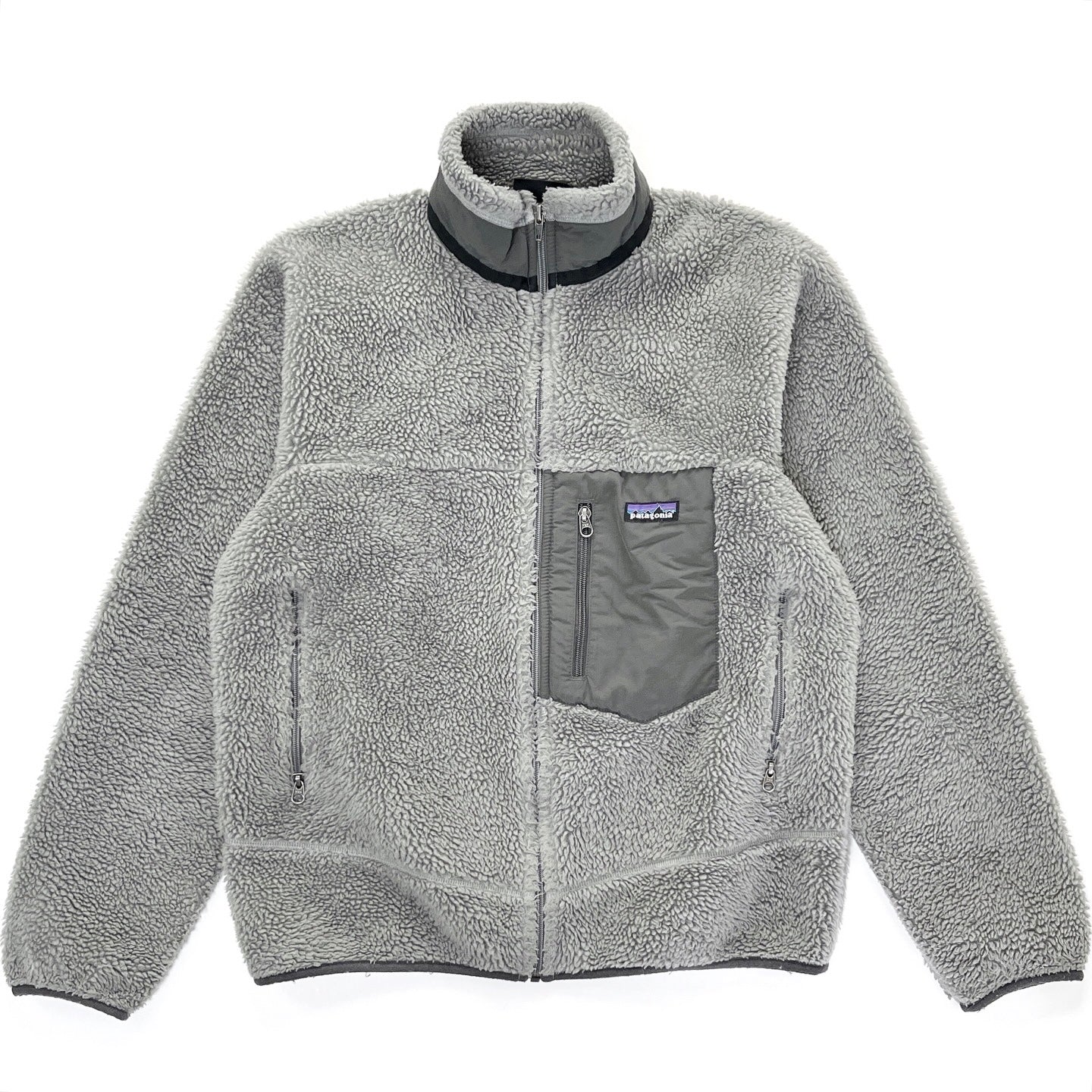 2012 Patagonia Classic Retro-X Fleece Jacket, Narwhal Grey (M)
