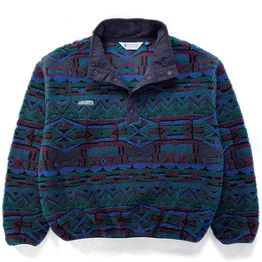 1980s Columbia Sportswear Made In The U.S.A. Deep Pile Pullover (XL)