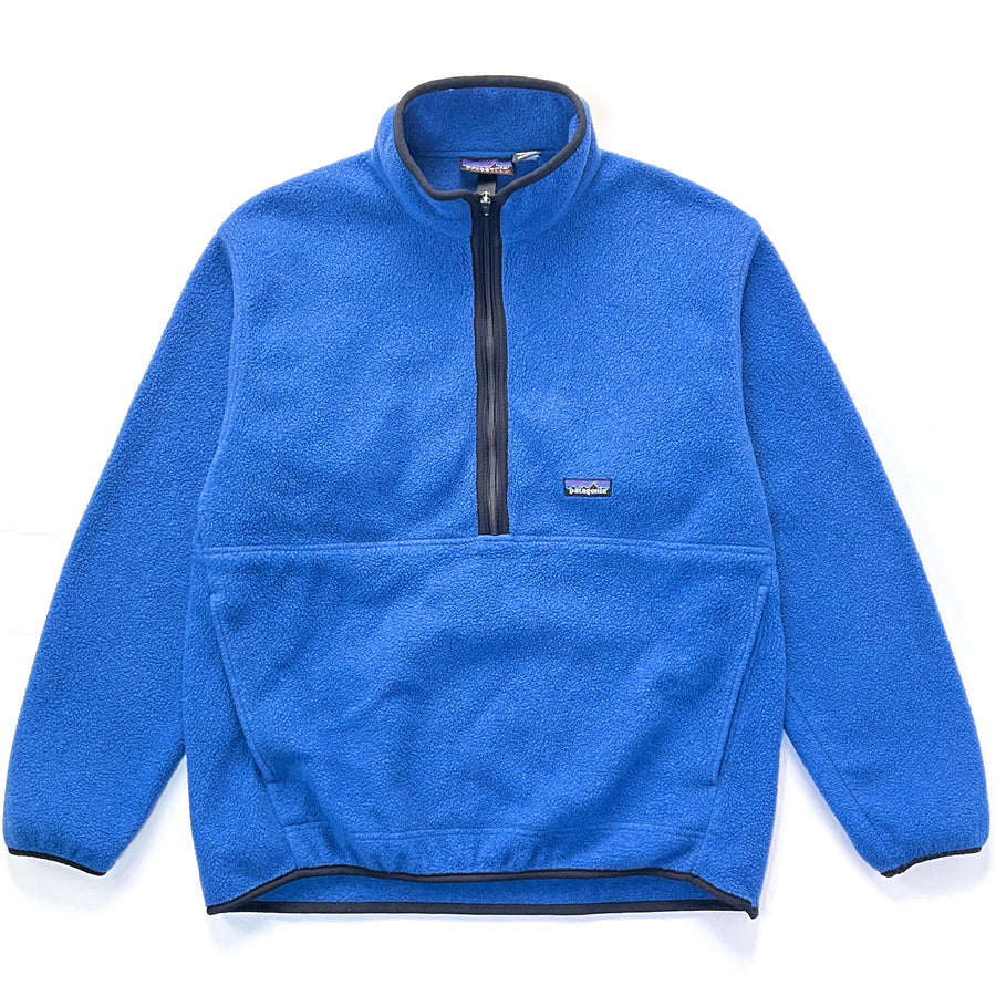 1999 Patagonia Synchilla Marsupial Half-Zip Fleece Pullover, True Blue (L)
