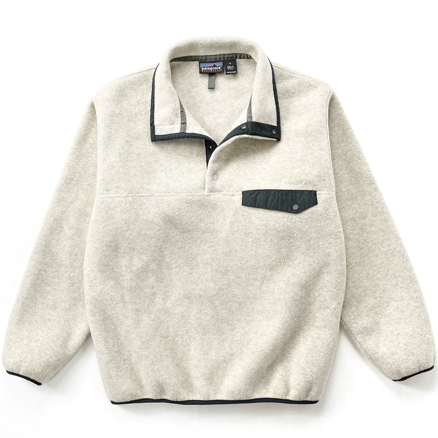 1998 Patagonia Made In The U.S.A. Synchilla Snap-T, Oatmeal (M)