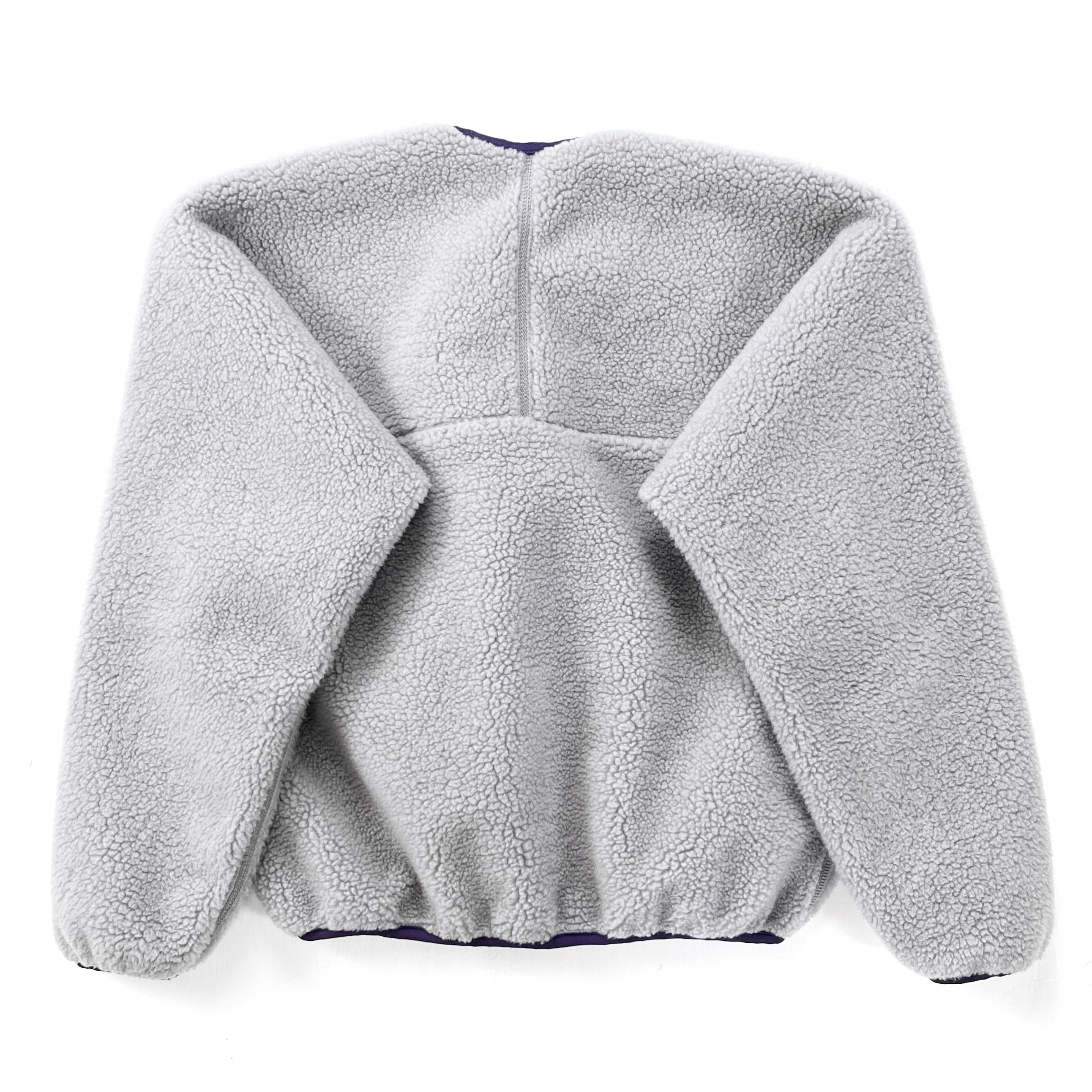 1993 Patagonia Retro Pile Paddling Pullover, Heather Grey (M)