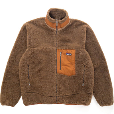 2009 Patagonia Classic Retro-X Fleece Jacket, Henna Brown (L)
