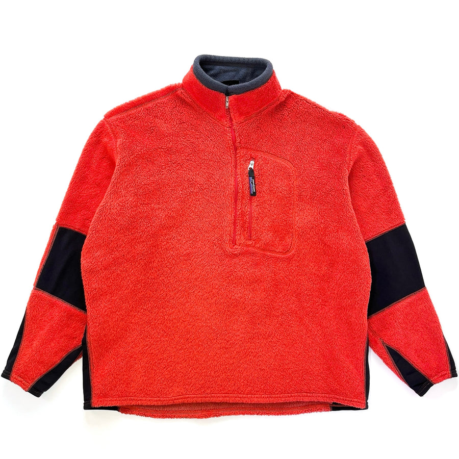 2000 Patagonia R2 Half-Zip Regulator Fleece Pullover, Fire Orange (XL)