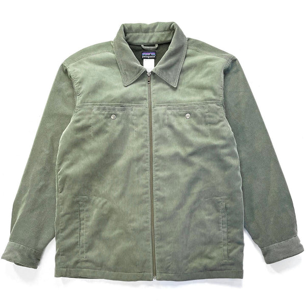 2007 Patagonia Mens Fleece-Lined Corduroy Jacket, Green (M)