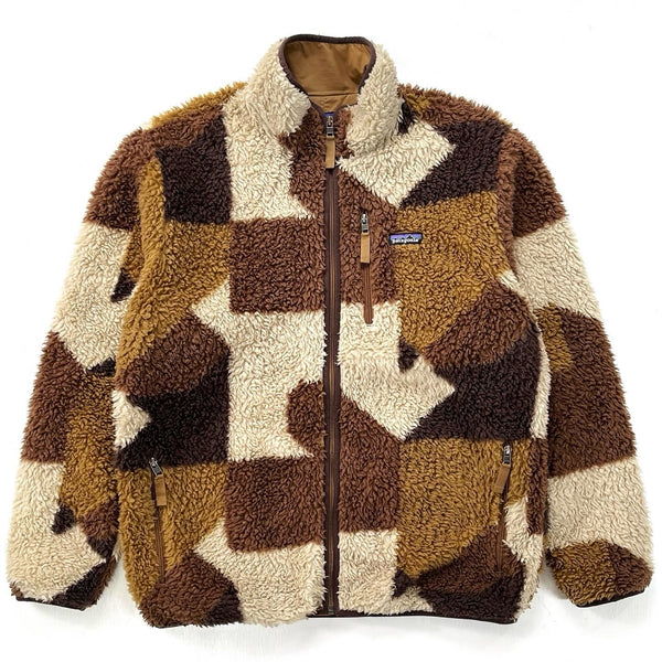 2014 Patagonia Classic Retro-X Cardigan, Blocks: Bear Brown (XL)