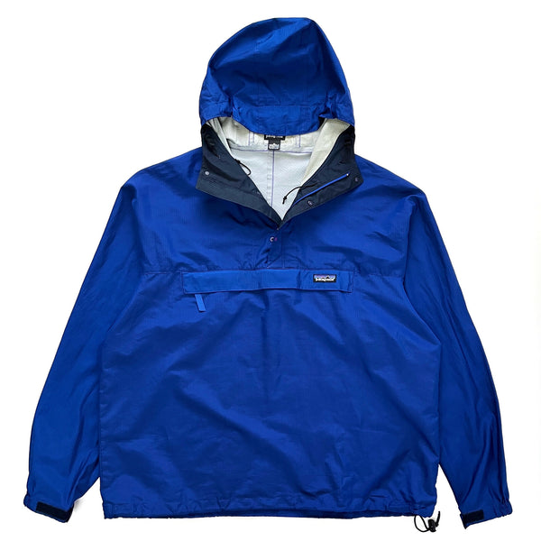 1997 Patagonia Ripstop Nylon Pneumatic Pullover, Cobalt Blue (XXL)
