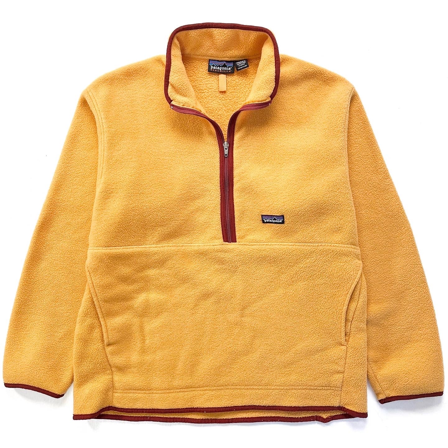 2002 Patagonia Synchilla Marsupial Fleece Pullover, Mandarin (M/L)