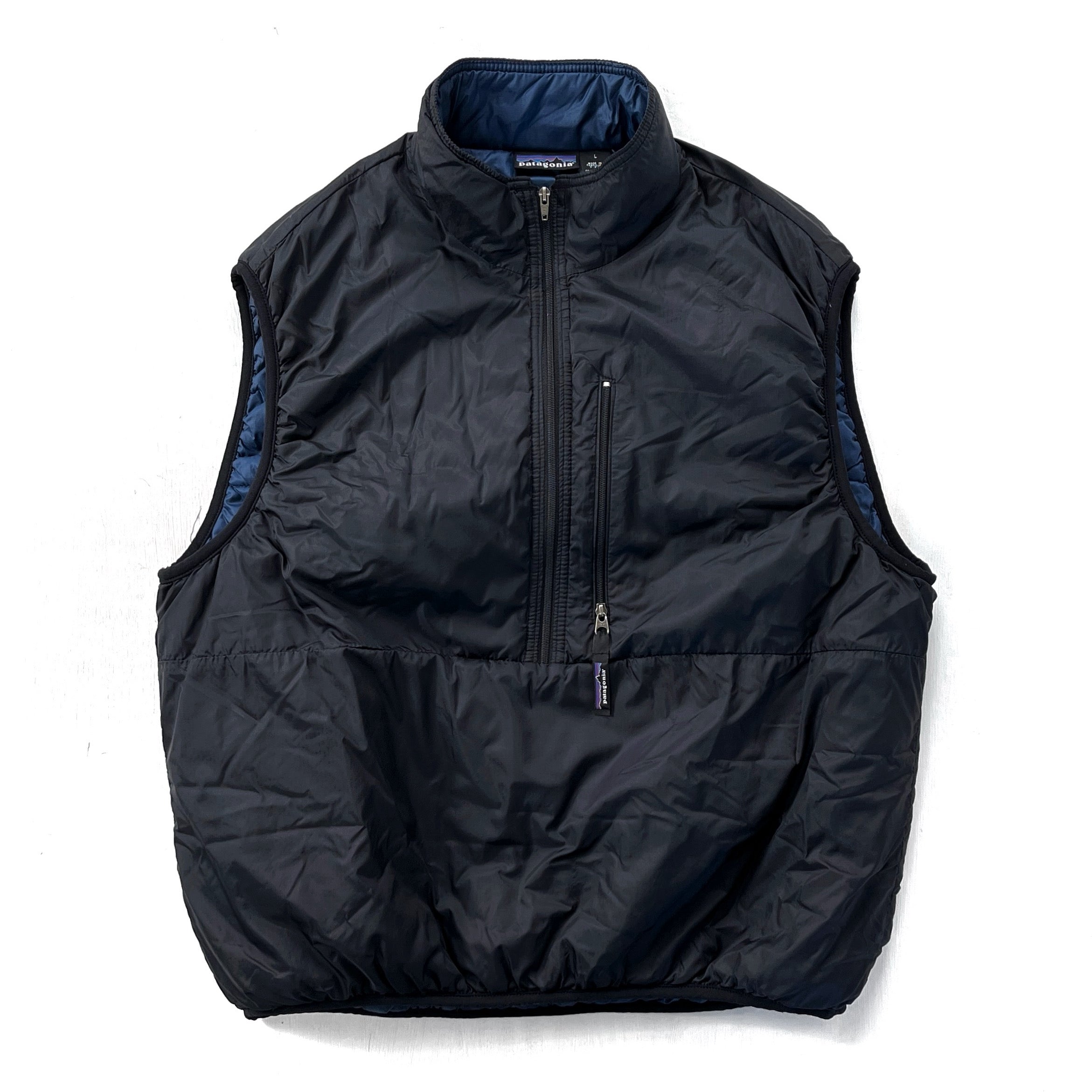 1996 Patagonia Made In The U.S.A. Puffball Insulated Vest, Black (L)