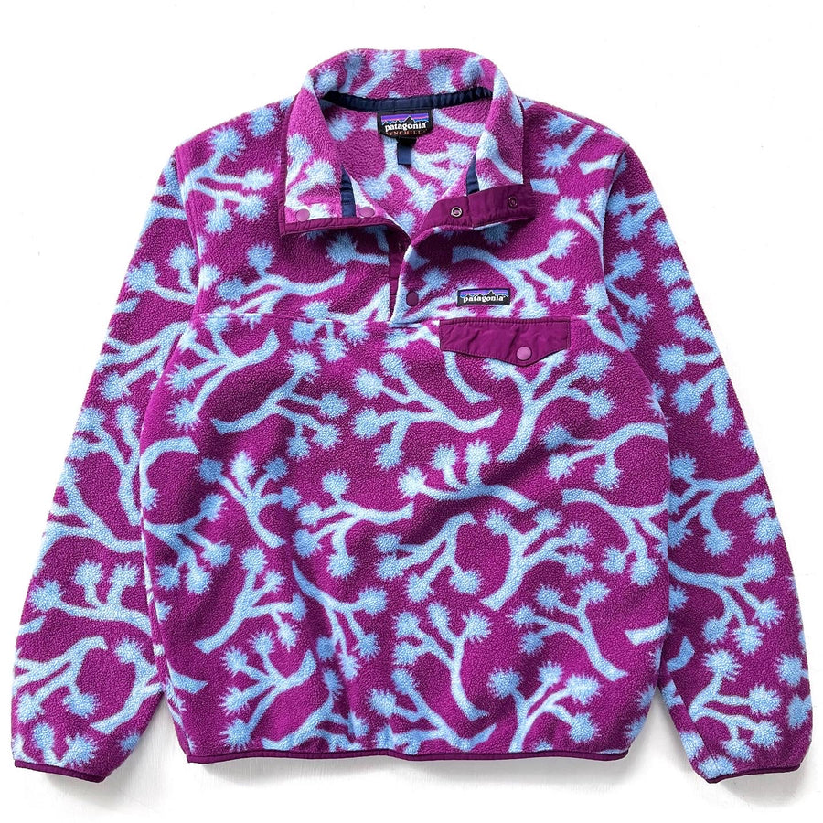 2018 Patagonia Womens Printed Synchilla Snap-T, Joshua Tree (S)