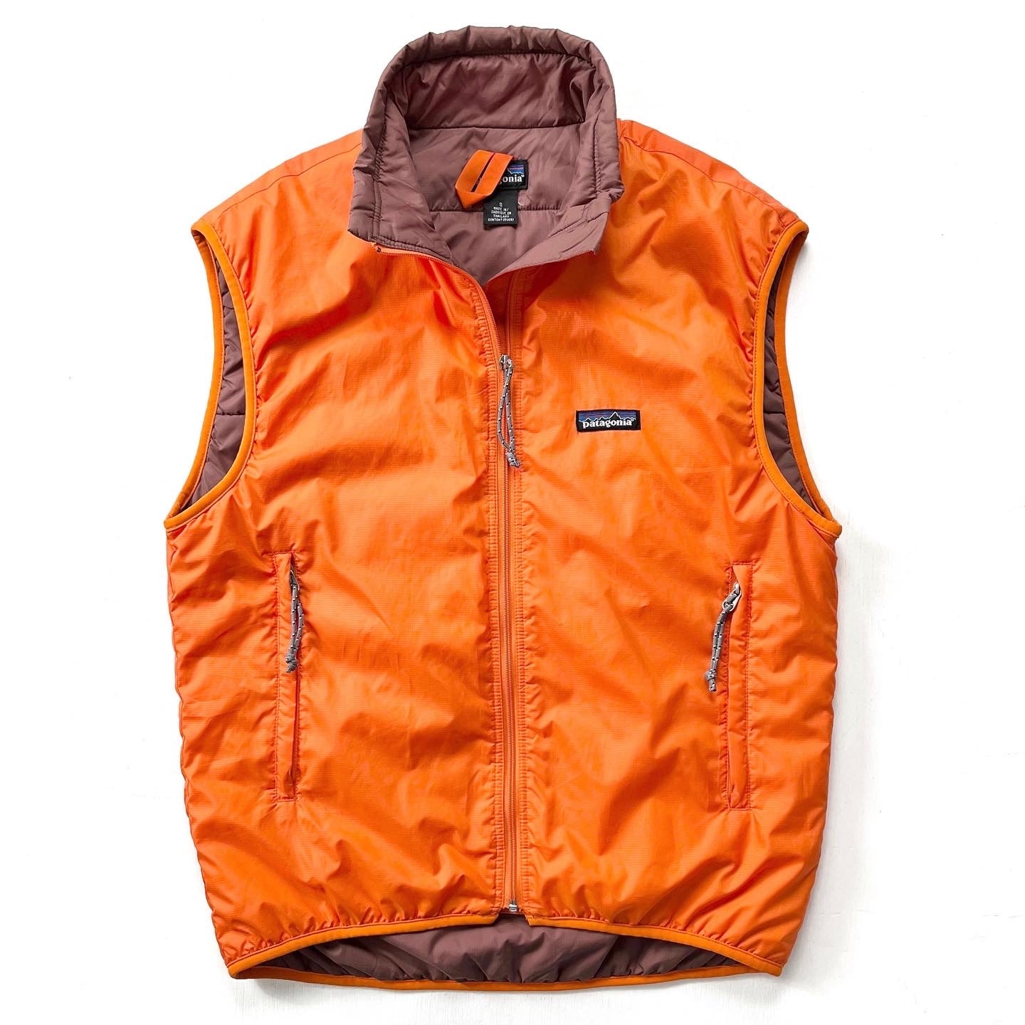 2002 Patagonia Puffball Insulated Ripstop Vest, Hot Lava (S)