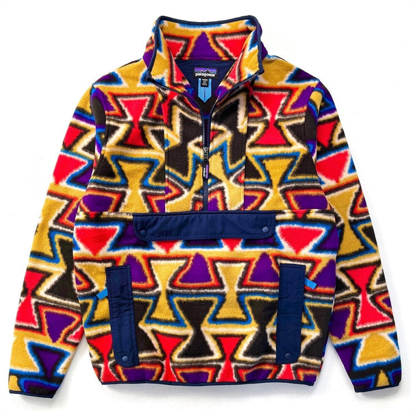 2020 Patagonia Printed Synchilla Anorak, Vision Quest: Coral (M)