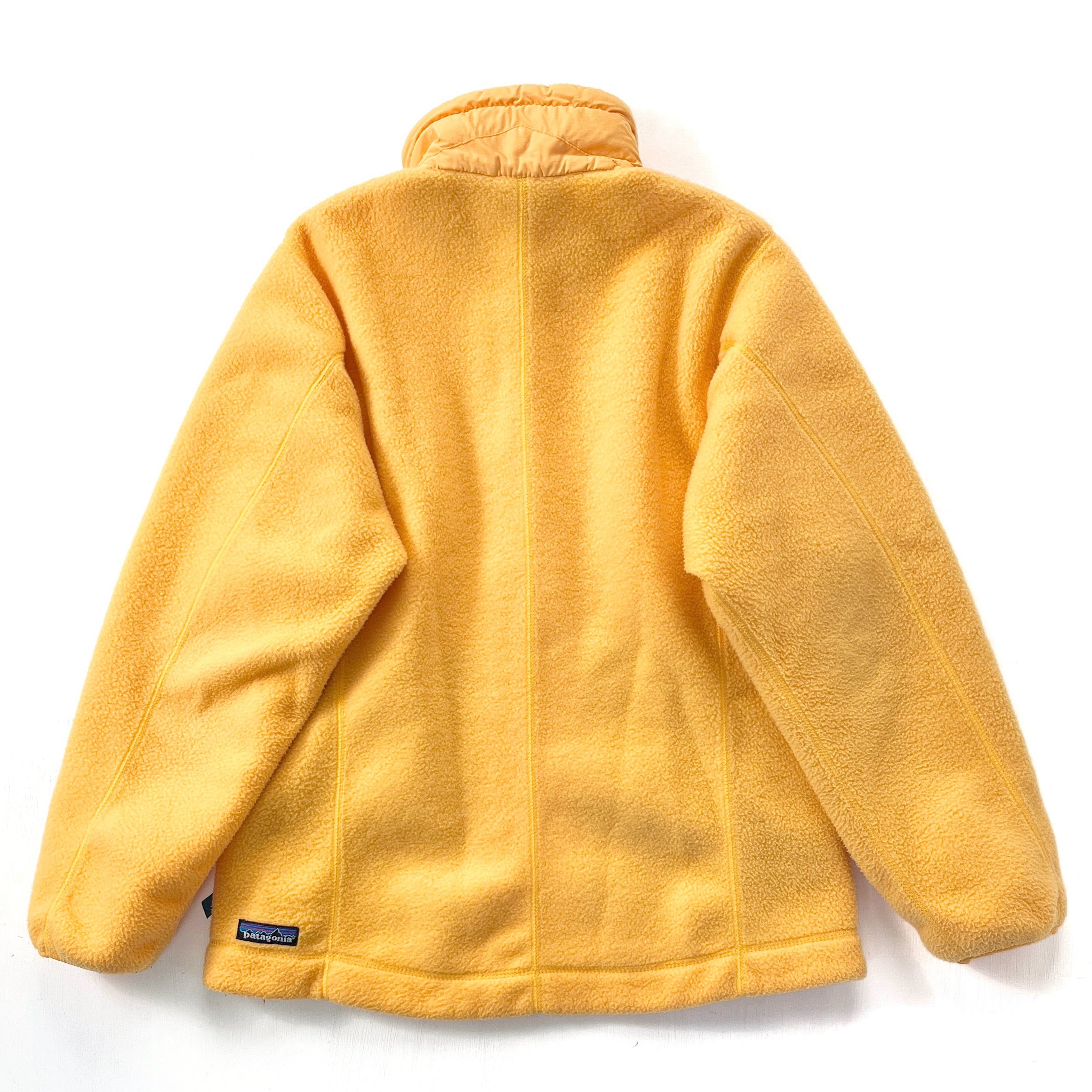 1997 Patagonia Womens Made In The U.S.A. Synchilla Jacket, Butternut (M)