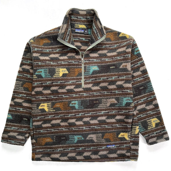 1996 Patagonia Printed Synchilla Shearling Sweater, Anatolia (L)