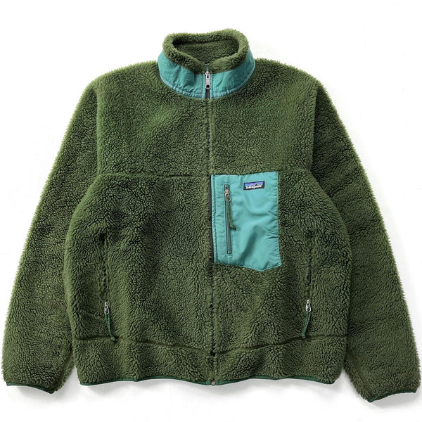 2000 Patagonia Made In The U.S.A. Retro-X Jacket, Dark Moss (XL)