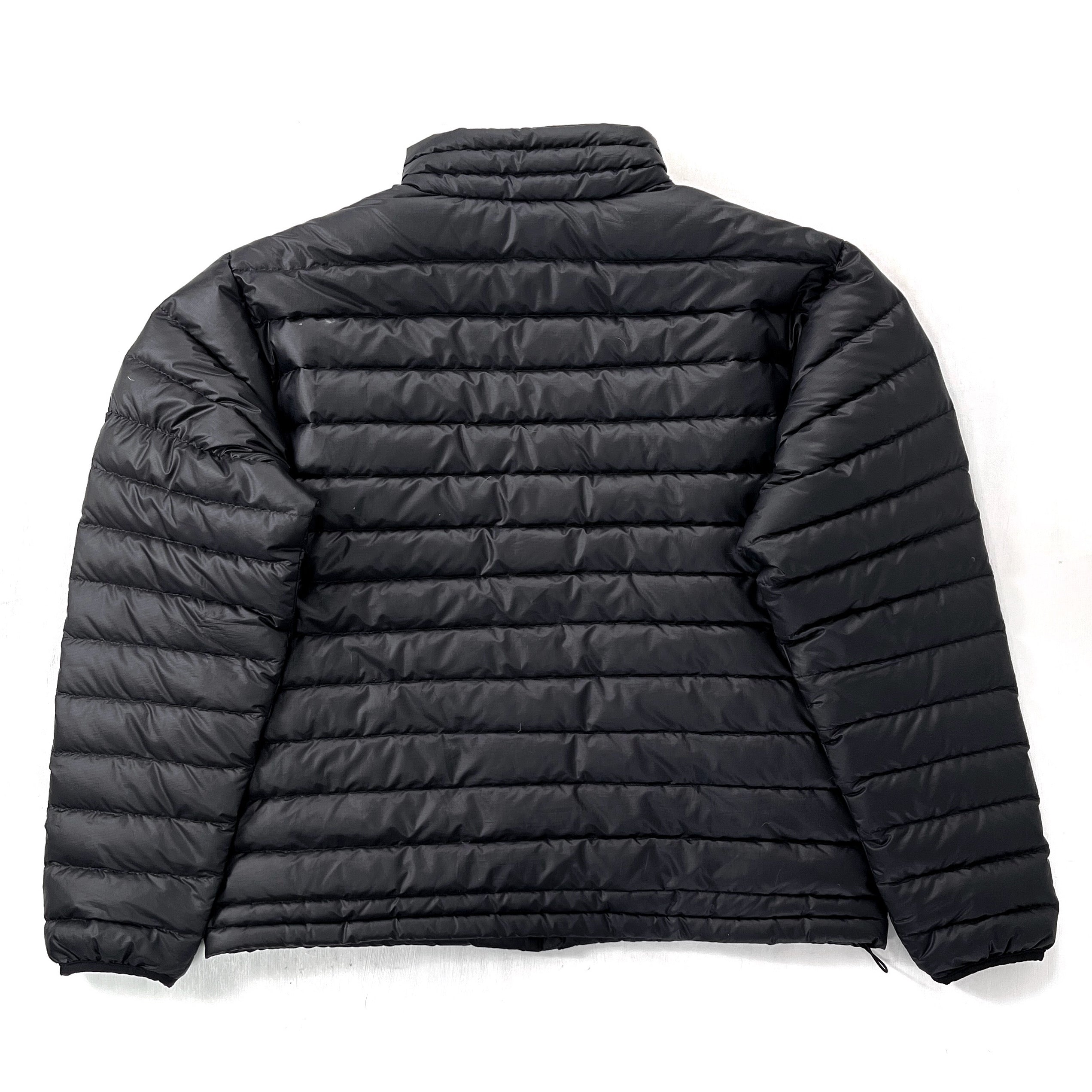2007 Patagonia Mens Ripstop Polyester Down Sweater, Black (L)
