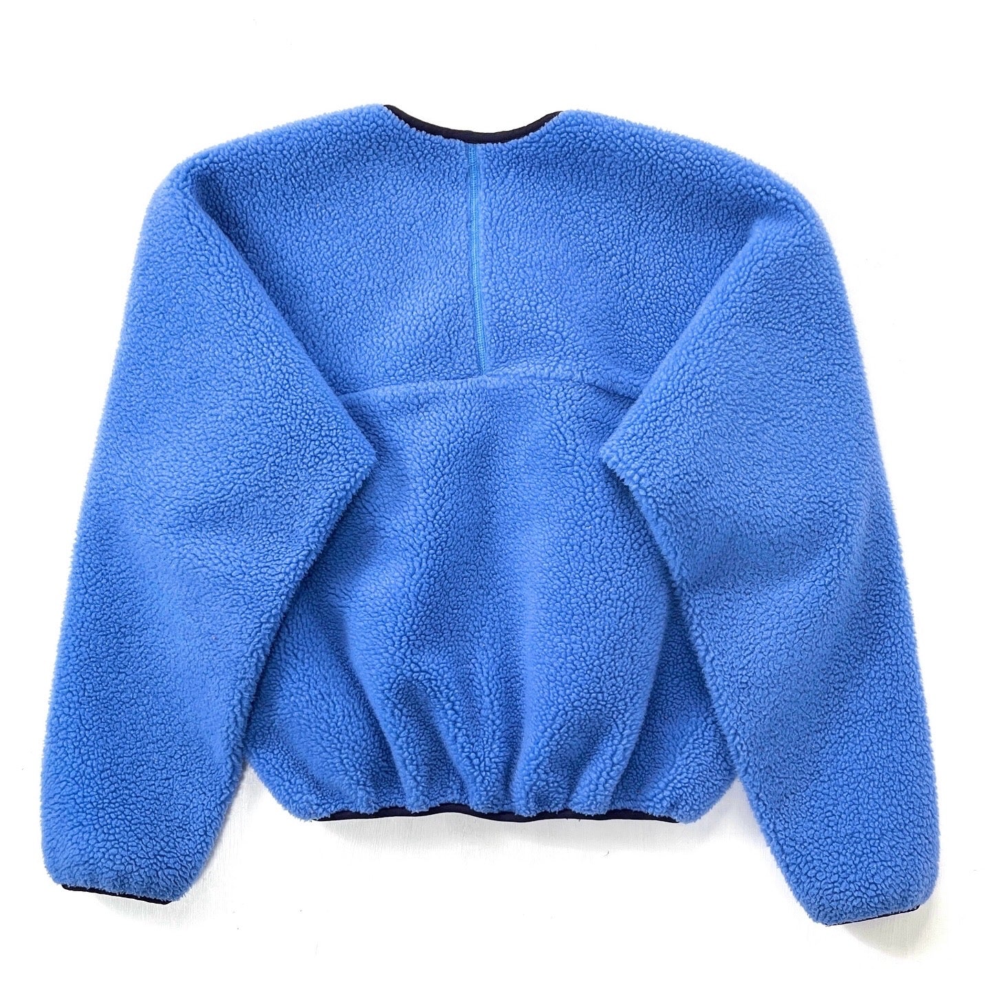 1991 Patagonia Made In The U.S.A. Retro Pile Paddling Pullover, Sapphire (M)