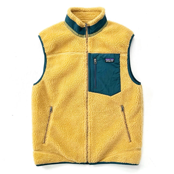 2013 Patagonia Classic Retro-X Fleece Vest, Prairie Gold (S/M)