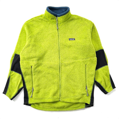 2000 Patagonia R2 Full-Zip Regulator Fleece Jacket, Bright Leaf Green (XL)