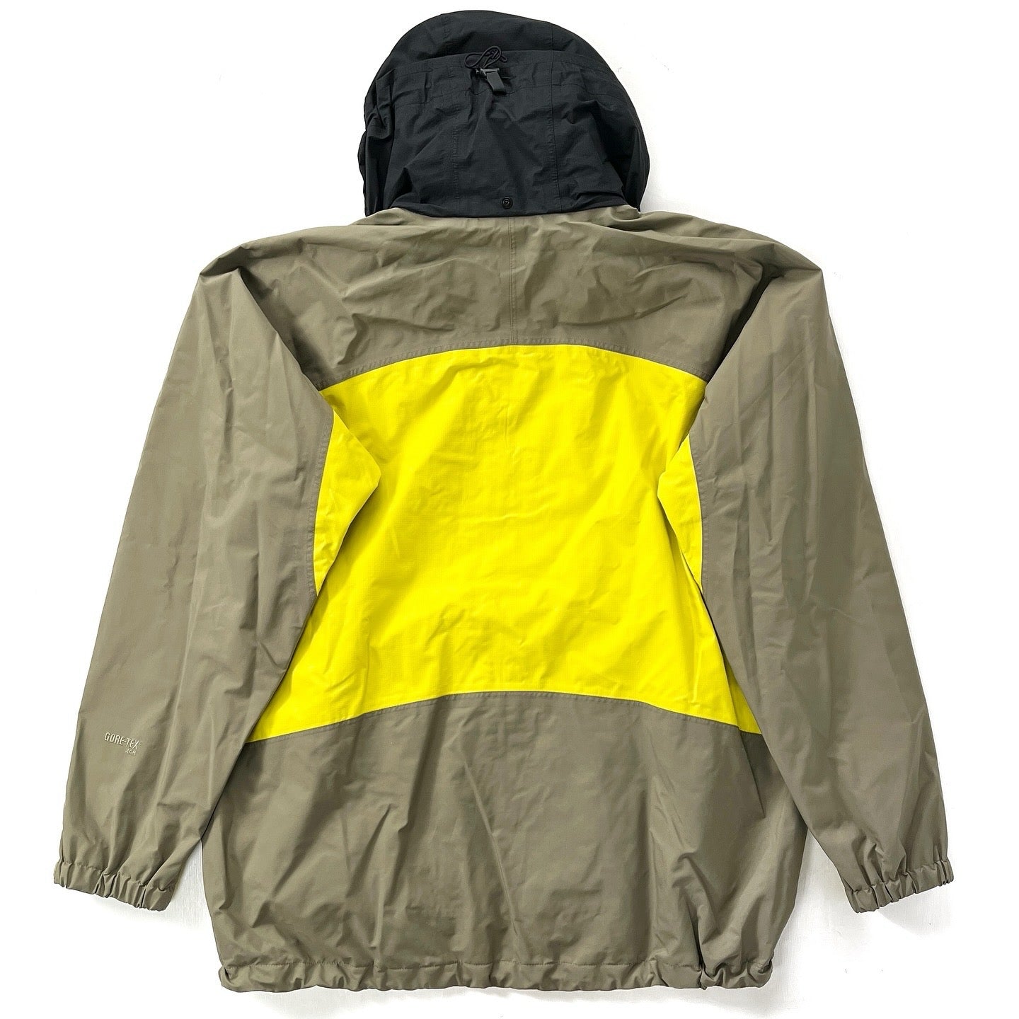 2001 Patagonia Mens Gore-Tex Primo Jacket, Green Spark & Khaki (XL/XXL)