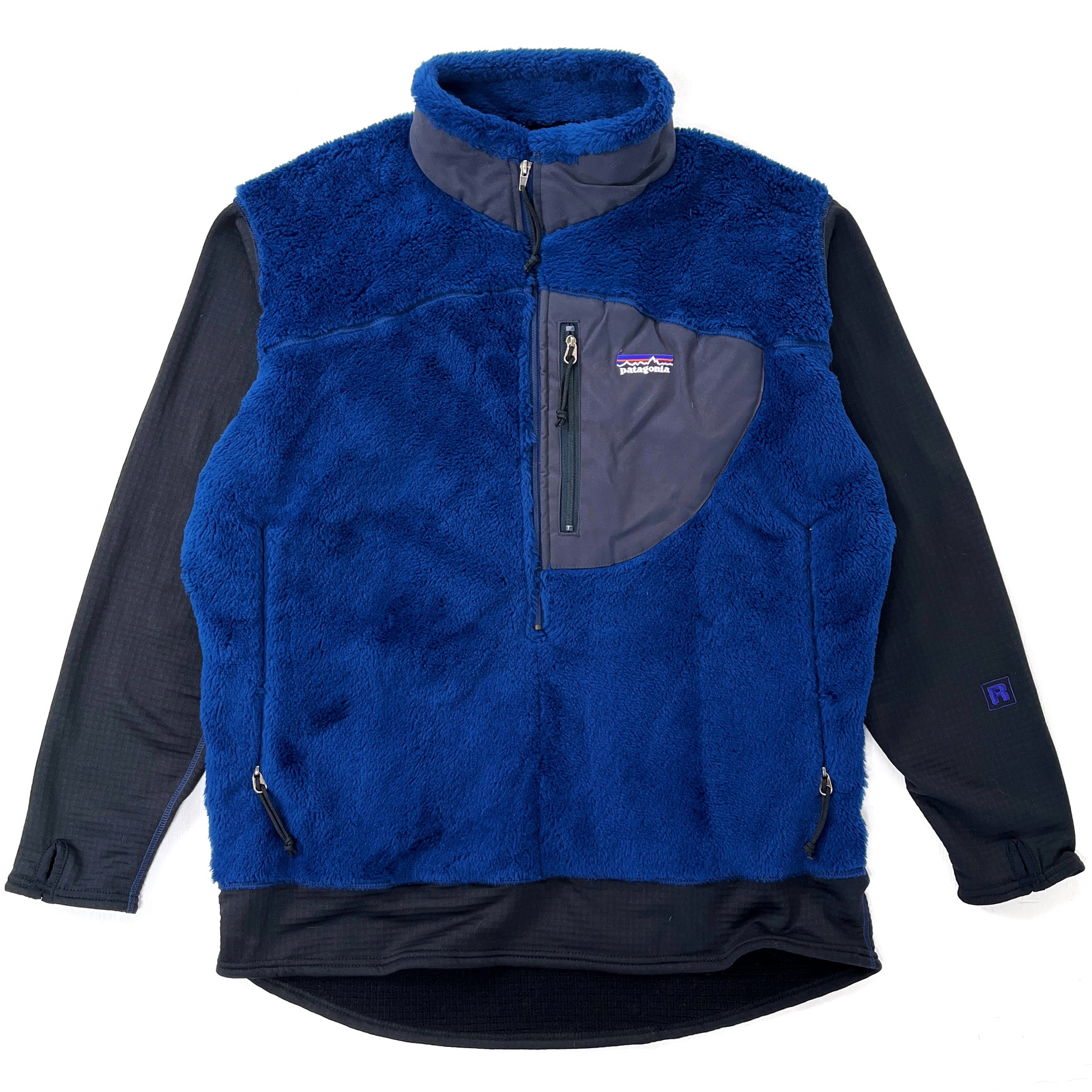 2002 Patagonia Made In The U.S.A. R2 Alpinefur Fleece Pullover, Ceylon Blue (XL)