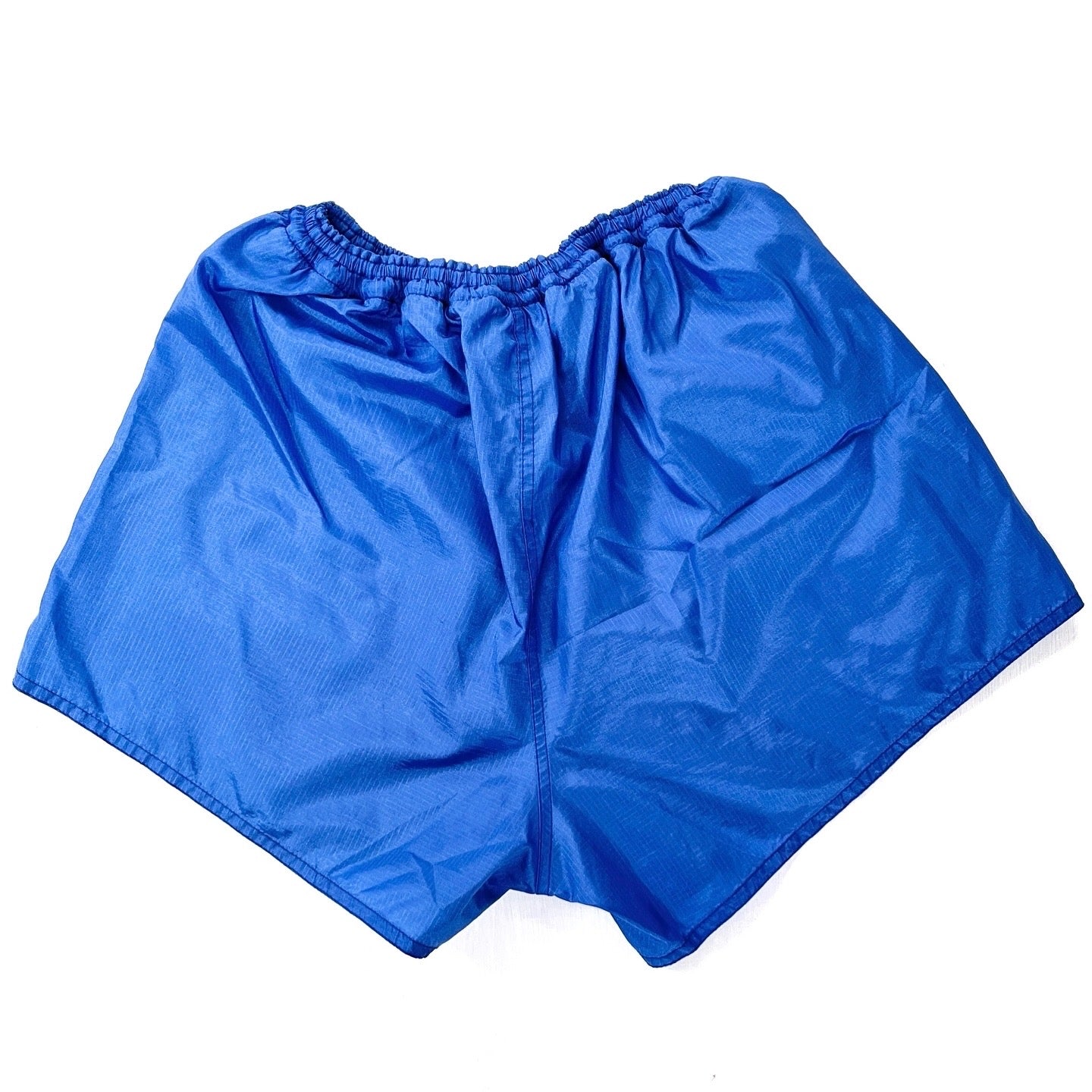 1990 Patagonia Mens 3” Ripstop Nylon Baggies Lites Shorts, Light Blue (XS/S)