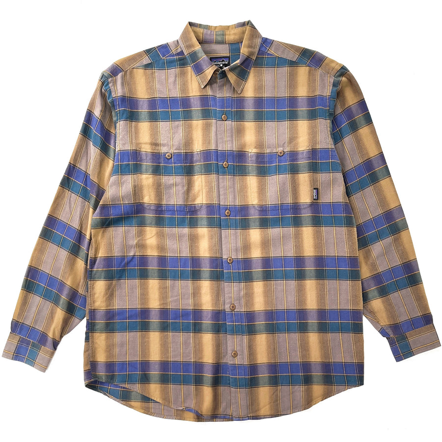 1995 Patagonia Made In Portugal Lightweight Cotton Flannel Shirt (M)