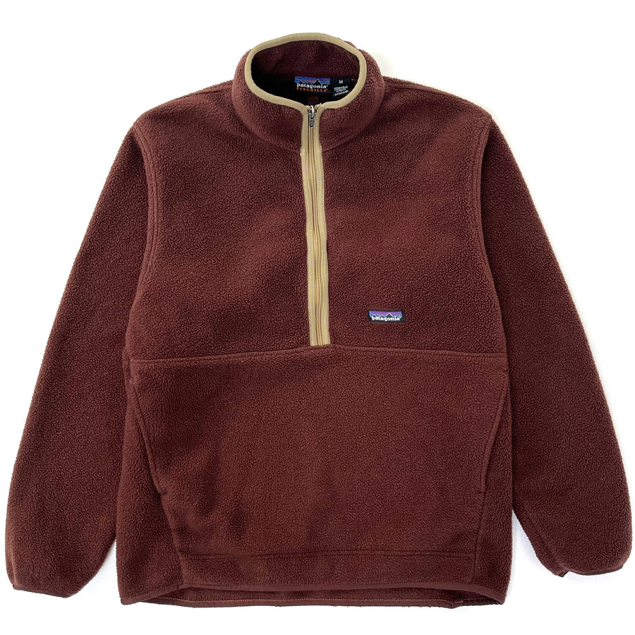 2002 Patagonia Synchilla Marsupial Fleece Pullover, Cattail & Retro Khaki (M)