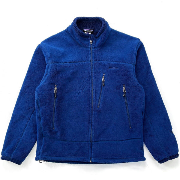 2004 Patagonia Mens R4 High-Pile Fleece Jacket, Deep Blue (M)