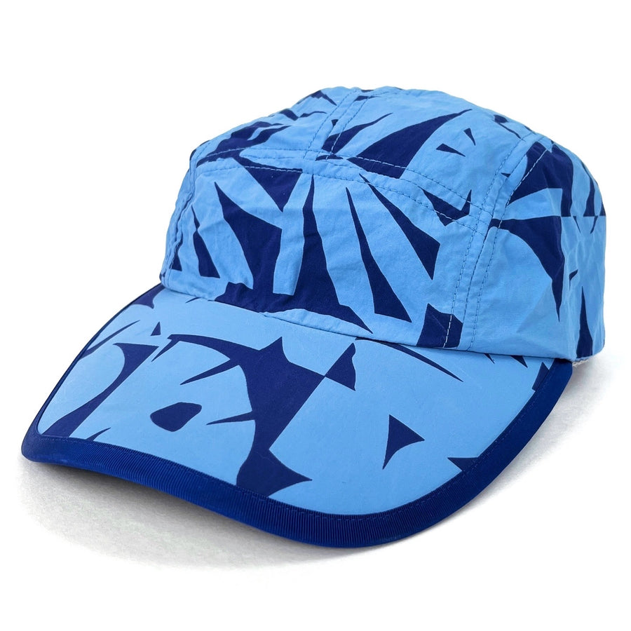 2000 Patagonia Printed Nylon Spoonbill Cap, Tropical Print: Light Blue & Navy (L)