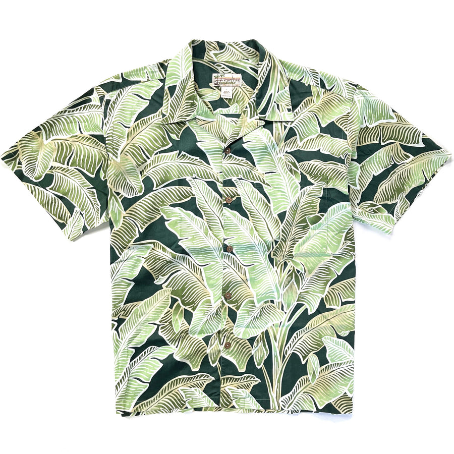 2010 Patagonia Limited Edition Pataloha Print Shirt, Banana Leaf (L/XL)
