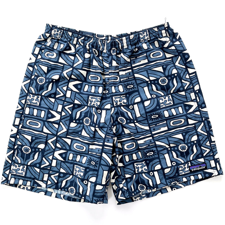 2024 Patagonia Mens 6” Nylon Baggies Shorts, New Visions: New Navy (S)