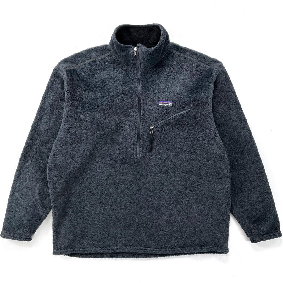 2002 Patagonia High-Pile R2 Simple Pullover, Pewter Heather (XL)