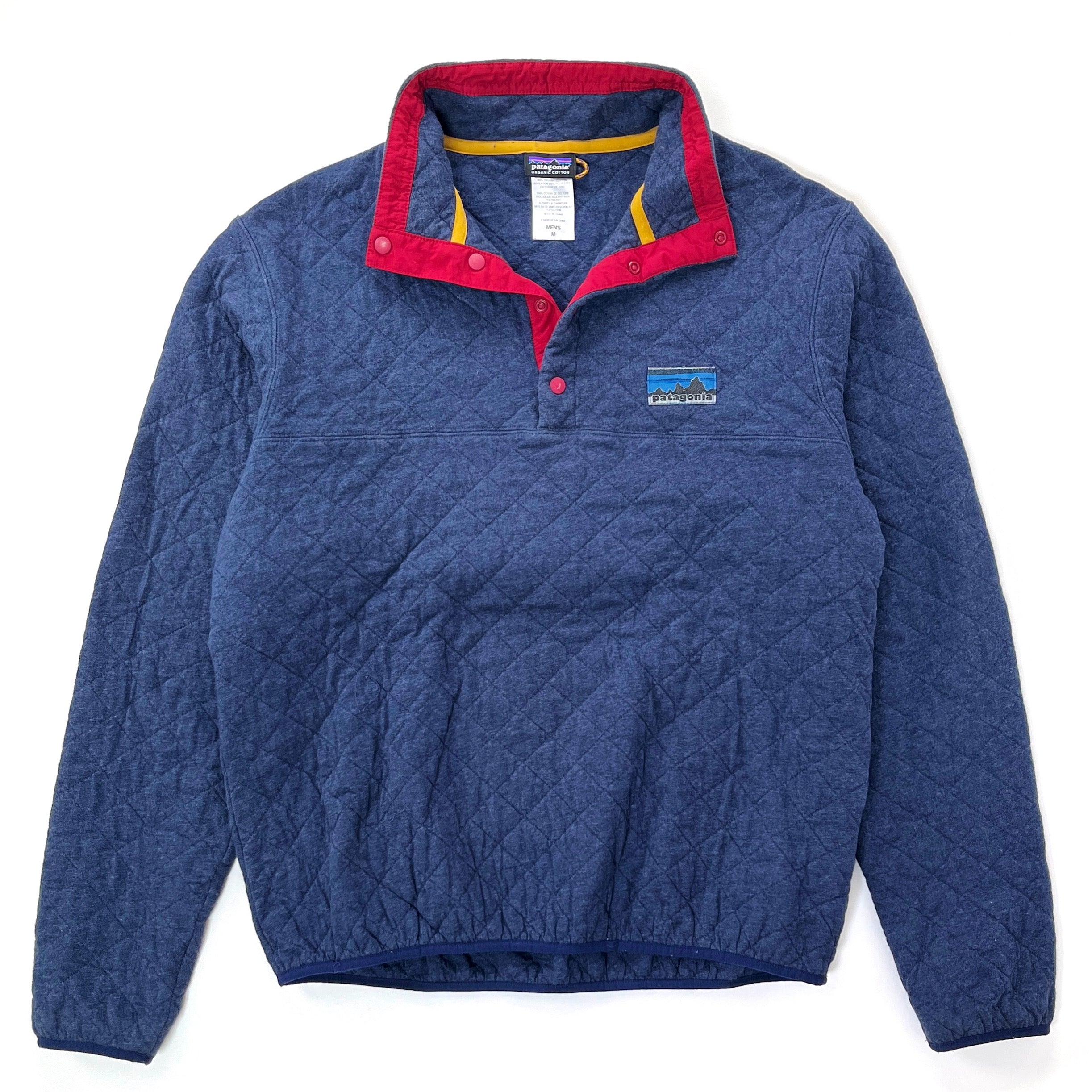 2014 Patagonia 40th Anniversary Legacy Diamond Quilt Snap-T, Classic Navy (M)