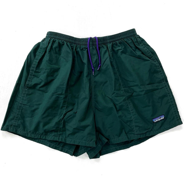 1999 Patagonia Mens 3.5” Nylon Baggies Shorts, Hunter (L)