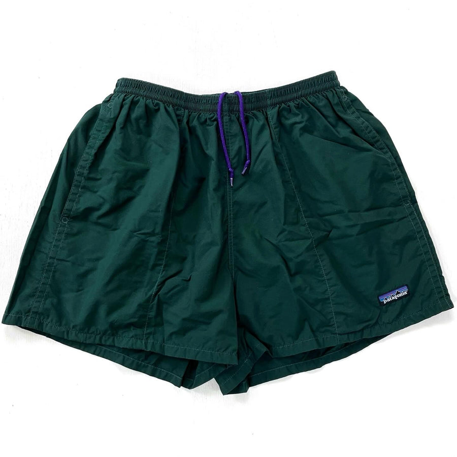 1999 Patagonia Mens 3.5” Nylon Baggies Shorts, Hunter (L)