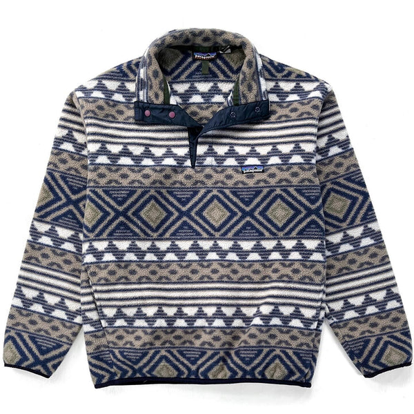 1996 Patagonia Printed Synchilla Snap-T, Saltillo: Driftwood (M)