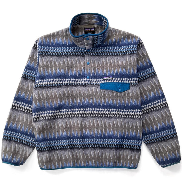2017 Patagonia Printed Synchilla Snap-T, Laughing Waters (M)