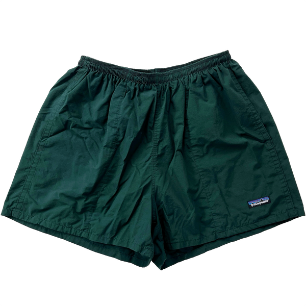 1998 Patagonia Mens 3.5” Nylon Baggies Shorts, Hunter (L)