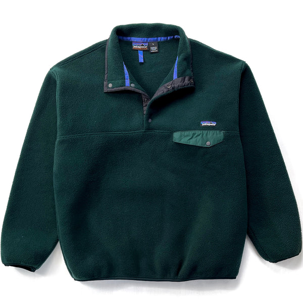 1998 Patagonia Synchilla Snap-T Pullover, Hunter & Condor (L)