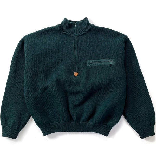 1997 Patagonia Alpiniste Heavy Merino Wool Sweater, Hunter (L)