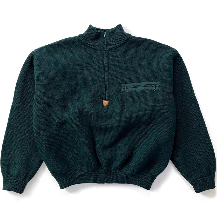1997 Patagonia Alpiniste Heavy Merino Wool Sweater, Hunter (L)