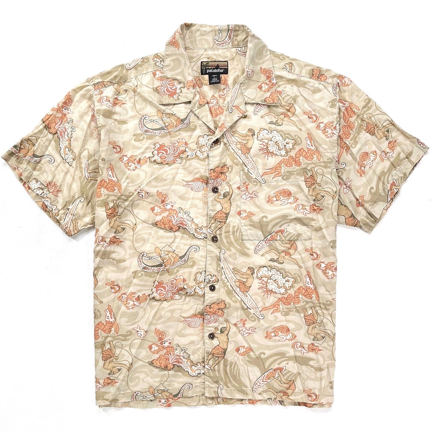 2000 Patagonia Mens Limited Edition Pataloha Print Shirt (L/XL)