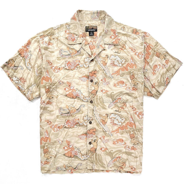 2000 Patagonia Mens Limited Edition Pataloha Print Shirt (L/XL)