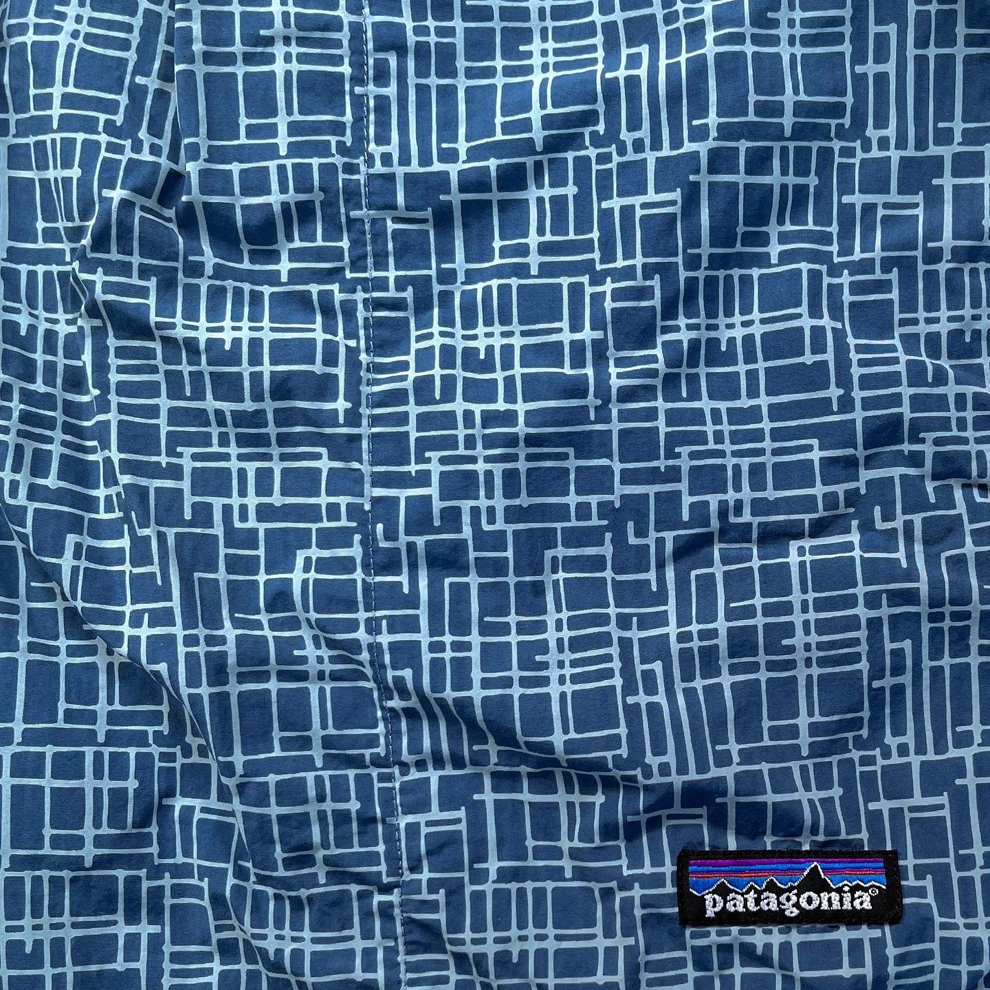 2003 Patagonia Mens 5” Printed Nylon Baggies Shorts (M)
