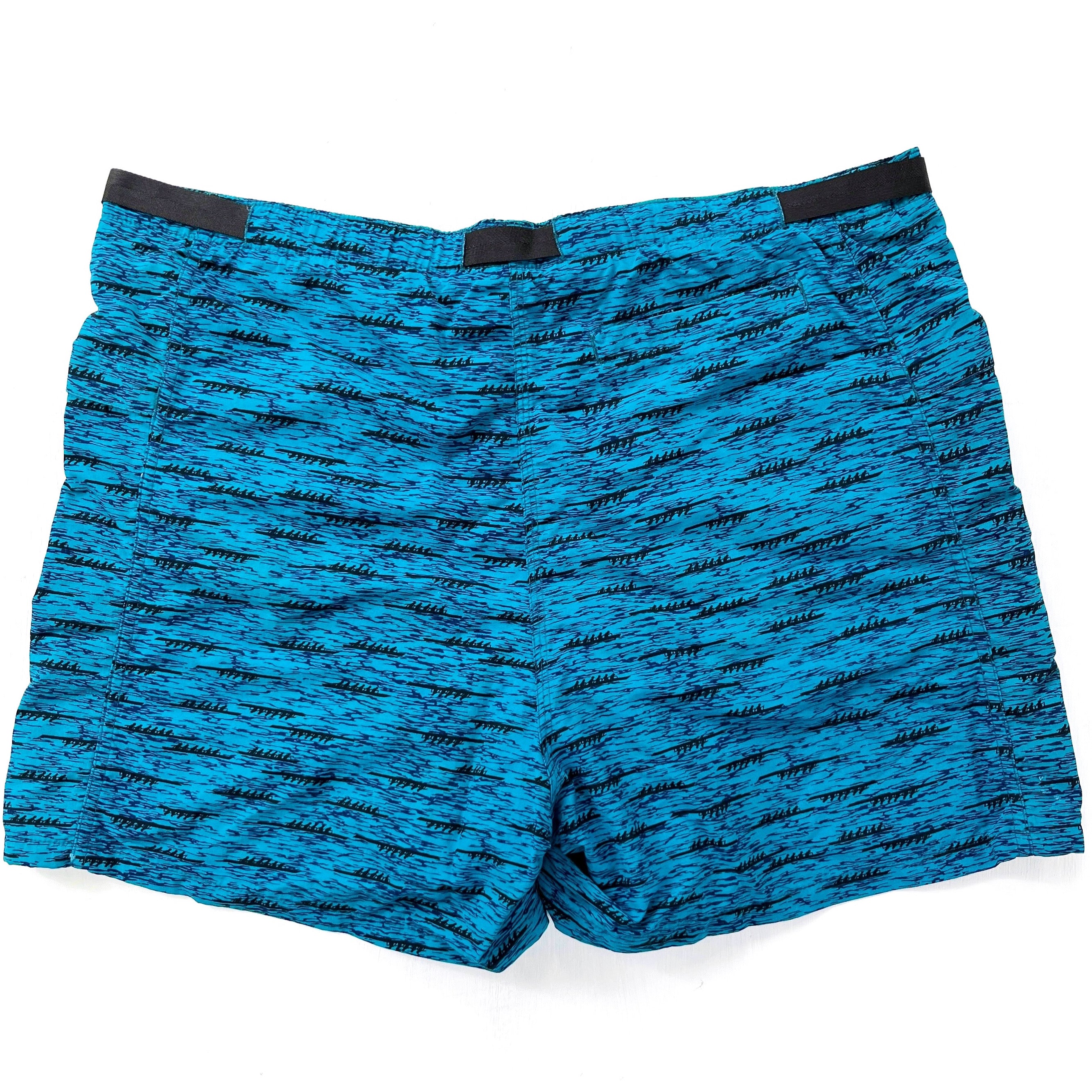 1995 Patagonia 3.5” Printed Nylon River Shorts, Outriggers (L/XL)